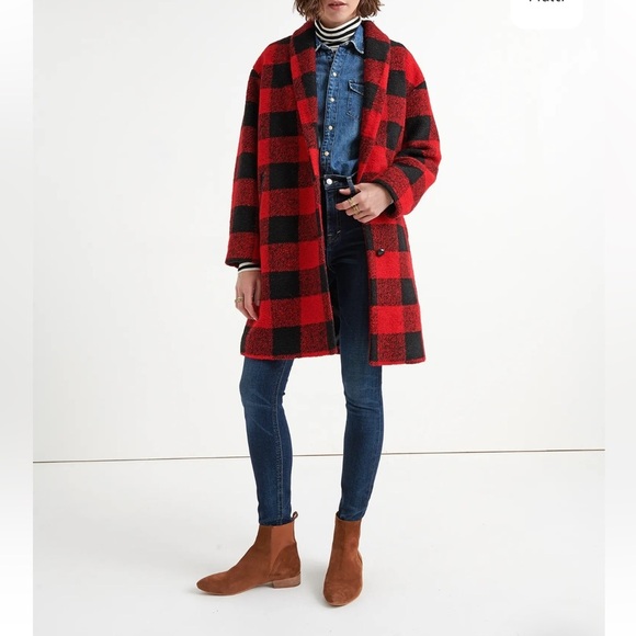 Lucky Brand Buffalo Check Coat - Picture 7 of 7